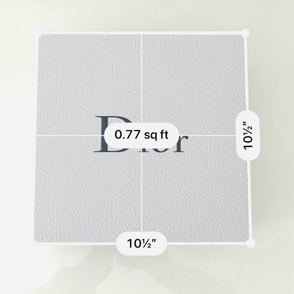 Authentic Christian Dior White Gift Box